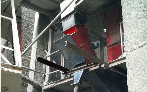 管道式永磁除铁器云南某水泥现场