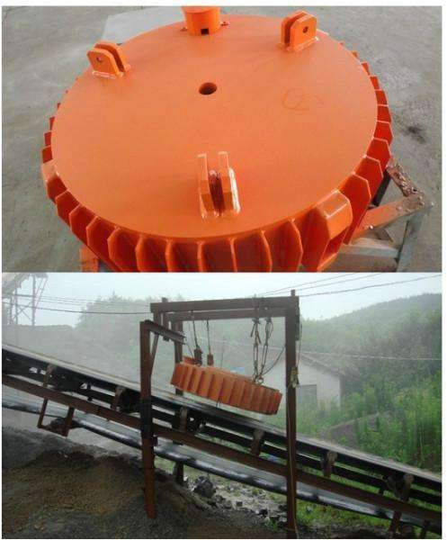 悬挂式电磁除铁器